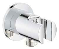 Thumbnail for Grohe Vitalio Wandanschlussbogen mit Wandbrausehalter (Standardanschluss 1/2, Außengewinde, langlebig), chrom, 26962001 im Sale