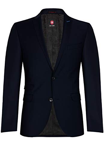 Club of Gents Men's Amf-cliff Suit Jacket, Blue (Blue 63), 52 EU on Sale