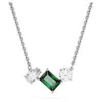 Thumbnail for Swarovski Mesmera Pendant, Rhodium-plated ladies' necklace with radiant Swarovski crystals on sale