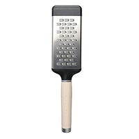 Thumbnail for KitchenAid Käsereibe, 2-seitige Reibe aus geätztem Edelstahl mit mittelfeinen Reibelöchern – Almond Creme im Sale