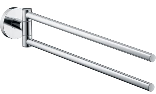 hansgrohe zweiarmiger Handtuchhalter, Zubehör, Chrom im Sale