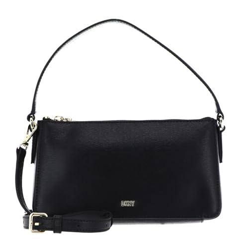 DKNY Girl's Demi Bag Crossbody, Black Gold on sale