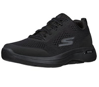 Thumbnail for Skechers Men's Go Walk Arch Fit Idyllic Sneaker, Black Textile Synthetic Trim, 43.5 EU on sale