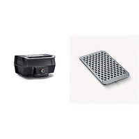 Thumbnail for SEVERIN SEVO GT electric grill with lid for indoor and outdoor use & cast iron grate for SEVERIN SEVO (SMART CONTROL)