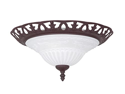 Trio Leuchten Deckenleuchte Rustica 6102021-24, Metall rostfarbig, exkl. 2x E27 im Sale
