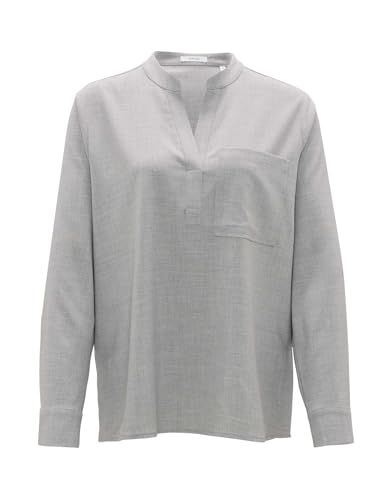 OPUS Damen Langarmbluse | Tunikabluse FANELL Regular aus weichem Flanell Mellow Rose, 40 im Sale