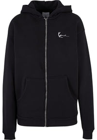 Thumbnail for Karl Kani Herren KM-ZH011-001-01 KK Chest Signature Essential Zip Hoodie Black im Sale
