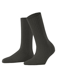 Thumbnail for FALKE Damen Cosy Wool Boot W SO Wolle Kaschmir einfarbig 1 Paar Socken, Grün (Military 7826), 35-38 im Sale