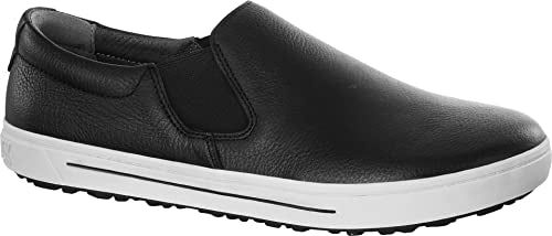 BIRKENSTOCK QO 400 O2 Sicherheitsschuh aus Naturleder mit auswechselbarem Fußbett - Schwarz - Gr. 35 im Sale