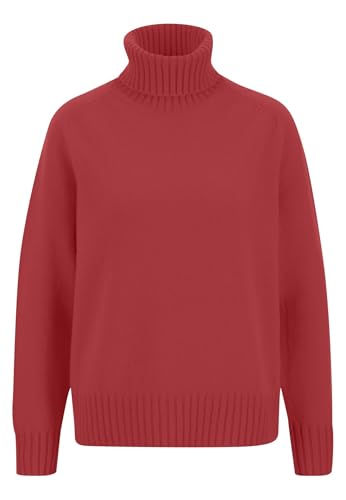 FYNCH-HATTON Elegant knitted sweater made of soft wool hot ginger/ on sale