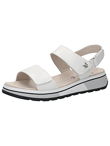 Caprice women's 9-9-28705-20 sandal flat, white SOFTNAP, 39 EU on sale