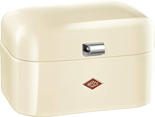 Wesco 235 101 Single Grandy Brotkasten weiß 22 x 28 x 17cm (L/B/H), Edelstahl, 22 x 26,8 x 17,5cm im Sale