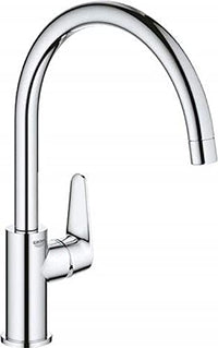 Thumbnail for GROHE Start Curve 2020 - Einhand-Spültischbatterie (Auslauf mit Luftsprudler, Drehwinkel 360°, schnell und einfache Installation, drehbarer Ablauf), chrom, 31554001 im Sale