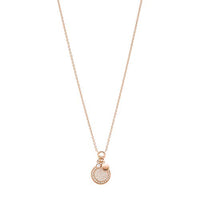 Thumbnail for Fossil Halskette Für Frauen Klassiker, Gesamtlänge: 460mm + 50mm Verlängerung Kette/Anhänger: 14mm X 16mm Rose Gold Edelstahl Halskette, JF03265791 im Sale
