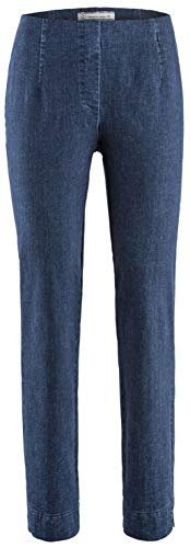 Stehmann - Stretch trousers INA 760 W - Straight-cut pull-on trousers with a small slit, jeans - inside leg length 76 cm on sale
