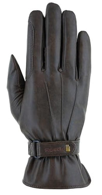 Thumbnail for Roeckl Sports Reithandschuh Weymouth, Turnier Winter Handschuh, Mokka Antik 9.5 im Sale