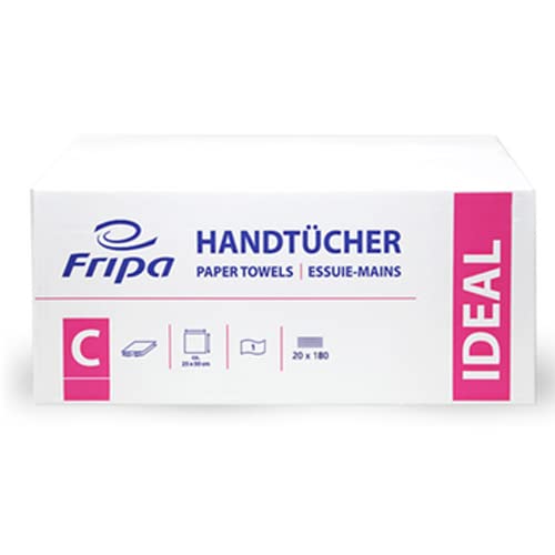 Fripa C Ideal, 25 x 33 cm, 3.600 Blatt, Handtuchpapier im Sale