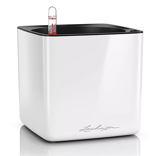 LECHUZA CUBE Glossy 16 white-highgloss 13520 on sale