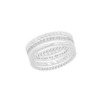 Thumbnail for s.Oliver Ring 925 Sterling Silber Damen Ringe, mit Zirkonia synth., Silber, Kommt in Schmuck Geschenk Box, im Sale