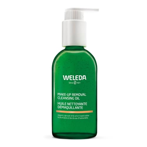 WELEDA Organic Make-Up Removal Cleansing Oil, fragrance-free – Natural cosmetic cleansing oil for removing make-up, cleanses and removes the skin without leaving a greasy feeling (vegan, 150 ml) on sale