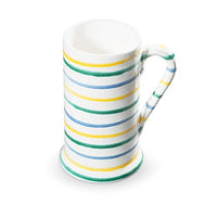 Thumbnail for GMUNDNER KERAMIK beer mug capacity: 0.3 liters colorful flamed tableware, handmade in Austria on sale