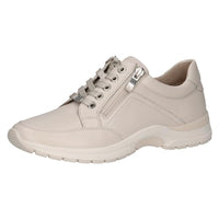 Thumbnail for CAPRICE women's flat leather sneakers with zip, ivory (Offwhite Soft), EU on sale
