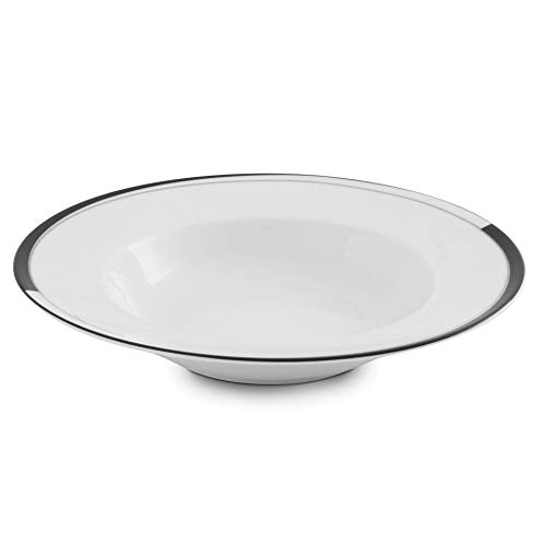 Friesland Porcelain Soup Plate 22cm La Belle Black &amp; White on Sale