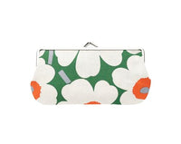 Thumbnail for Silmälasikukkaro Mini Unikko Purse - Green, Cotton, orange im Sale