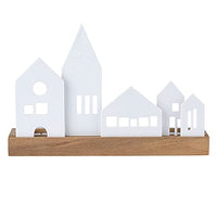 Thumbnail for Räder Living Xmas light object city made of porcelain and acacia wood in the Sale