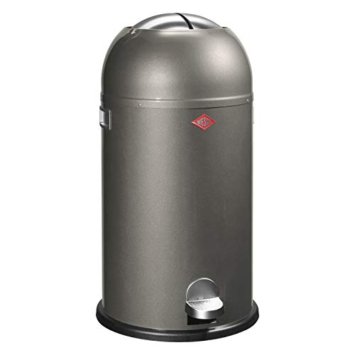 Wesco 184 631 Kickmaster waste bin 33 liters graphite 37.5 x 37.5 x 69 cm (L/W/H), sheet steel, stainless steel, 37.5 x 37.5 x 69 cm on sale