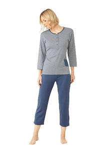 Thumbnail for hajo 7/8 pajamas, premium cotton/Tencel/fine interlock on sale