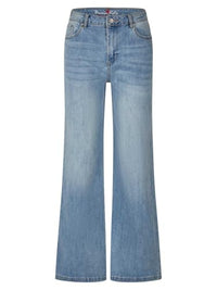 Thumbnail for Buena Vista Jeans Wide Leg Stretch Denim in blue, on sale