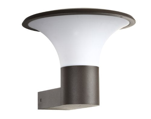 Trio Leuchten LED Außen-Wandleuchte, Aluminiumguss, inklusiv 1 x E27, 4 W, Höhe 22 cm, ø 27 cm, anthrazit 220160142, Schwarz im Sale