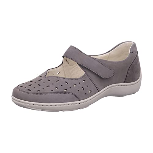 Waldläufer Henni Nubuk Pietra 469325/191088 Ballerina (Numeric_38_Point_5) im Sale