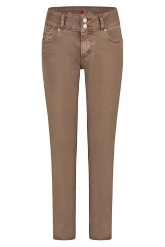 Buena Vista Tummyless Cropped Stretch Twill Hose in Caffe Latte 2409-B5827 im Sale