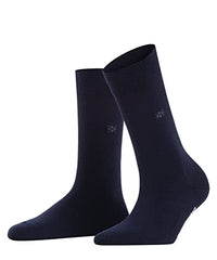 Thumbnail for Burlington Women's Socks Bloomsbury W SO Wool Plain 1 Pair, Blue (Marine 6120), 36-41 on Sale