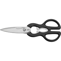 Thumbnail for WMF kitchen scissors 21 cm, household scissors with serrated edge, kitchen scissors, stainless steel, plastic handle, universal scissors with bottle opener on sale