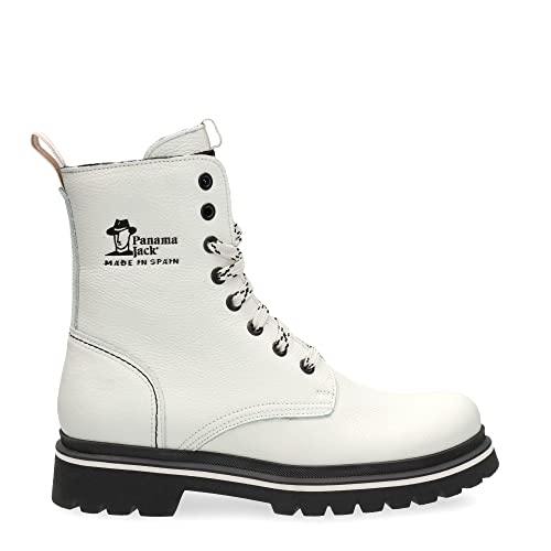 Panama Jack Damen Fortune Combat Boot, Blanco, 37 EU im Sale