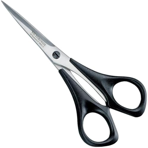 Victorinox, Scissors, Professional Household and Professional Scissors, Extra Sharp Blade, 13 cm, Robust Plastic Handle, Stainless Steel, Black on Sale