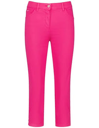 Thumbnail for Gerry Weber Damen 3/4 Jeans SOL꞉INE BEST4ME High Light unifarben 3/4 Länge Solar Pink 42 im Sale