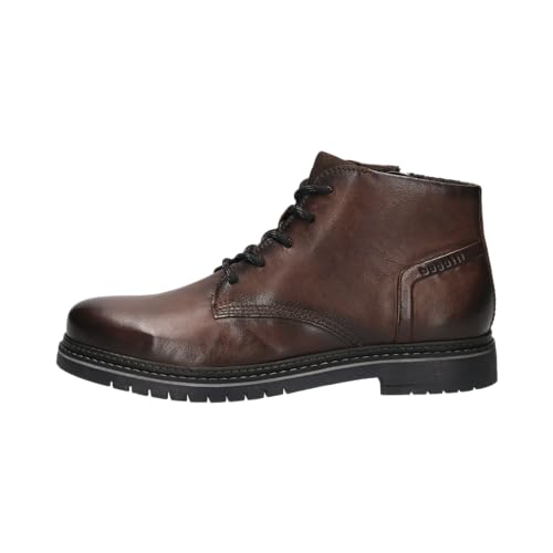 bugatti Herren Schnürstiefel, Männer Stiefel,schnürboots,halbstiefel,schnürung,Boots,Winterstiefel,Winterschuhe,Dunkelbraun (6100),43 im Sale