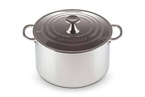 Le Creuset 3-ply PLUS stockpot, stainless steel, 28 cm, 96604828000000 on sale