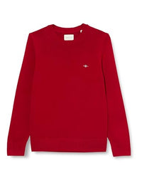 Thumbnail for Gant Damen Classic Cotton C-Neck Pullover, Cream, 42 im Sale