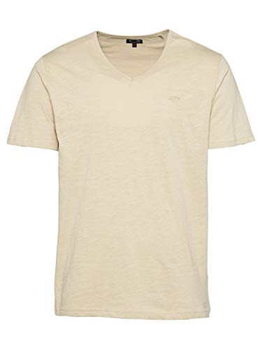 KEY LARGO Herren Sugar v-Neck T-Shirt, Bleached Sand (1015), im Sale