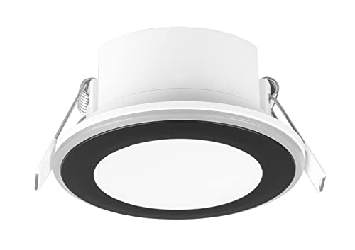 Trio Leuchten LED recessed light Aura 652310132, plastic black matt, including 5 watt LED on sale