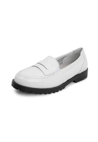 Thumbnail for VITAFORM Loafer Damen Lack-Leder Weite H - Bequeme und Elegante Damen Schuhe - Leichte Slipper aus italienischem Hirschleder weiß 40 im Sale