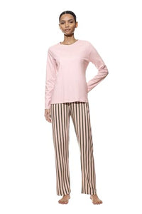 Thumbnail for Mey Nightwear Series Vivid Stripes Women's Pyjamas Aspen Green L(42) on Sale