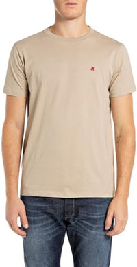 Thumbnail for Replay Men's Short Sleeve Basic T-Shirt, Multicoloured (Cigar/Smoke Grey 110), on Sale