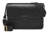Thumbnail for Fossil Herrentasche Lennox, LiteHide schwarze Messenger Tasche aus Leder, L: 35,6 cm, B: 5,1 cm, H: 25,4 cm, MBG9613001 im Sale