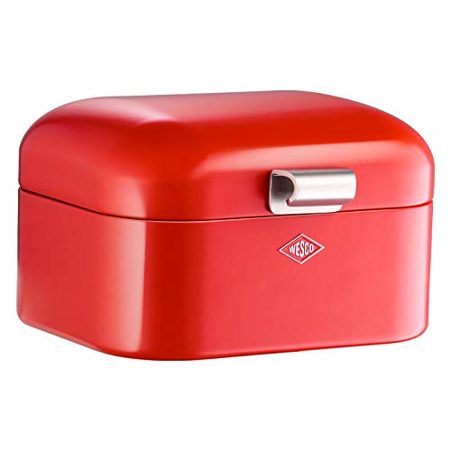 Wesco 235 001 Mini Grandy bread bin 17 x 18 x 12cm (L/W/H) red on sale